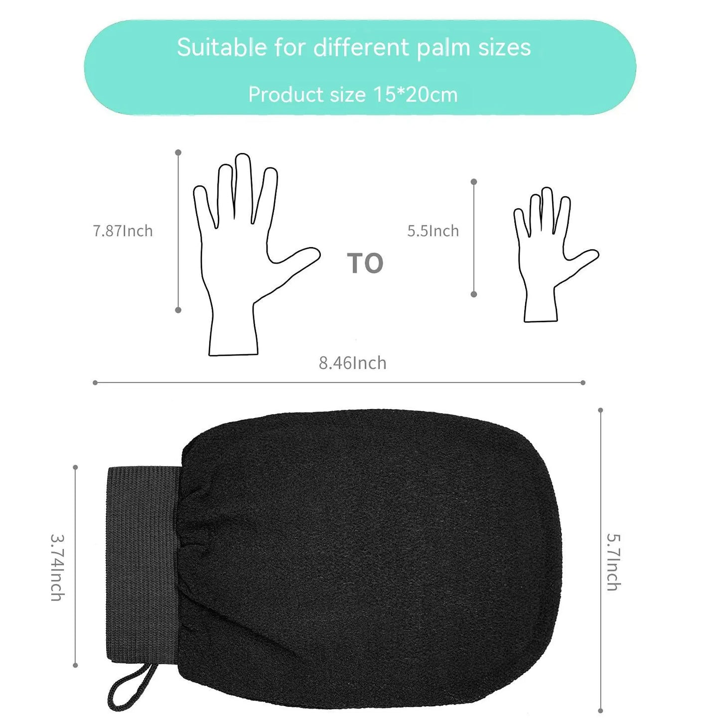 Luméskin Exfoliating Bath Glove