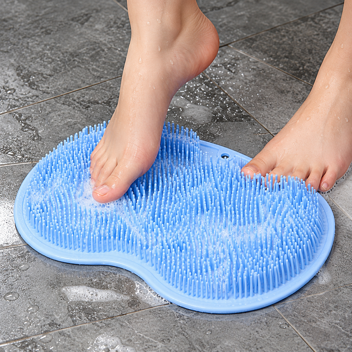Non-Slip Shower Scrubber Mat